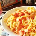 taaaaan's cooksnap of when they made トマトのカルボナーラ.