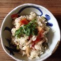 サクサクパクパク's cooksnap of when they made たけのことふきの玄米お寿司.