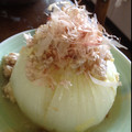 satokokko's cooksnap of when they made 新玉ねぎをまるごと食べちゃお！そぼろあん.