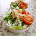 夏の記念日's cooksnap of when they made ＊サラダうどん ～２種～レモン☆中華風＊.