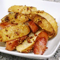 Akosua's cooksnap of when they made ソーセージとポテトのマスタード炒め.