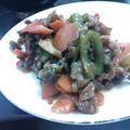 ぱんぱかパンケーキ's cooksnap of when they made 【給食】野菜を食べよう♪肉みそごぼう丼.