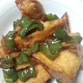 さちえちゃん！'s cooksnap of when they made ♫厚揚げとピーマンのサムジャン炒め❀.