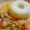 Voikukka's cooksnap of when they made アフリカ料理　ココナッツとチキンのカレー.