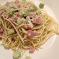 nitca's cooksnap of when they made アボガドとスパムの冷製パスタ　マヨ和え.
