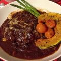 Embalmer's cooksnap of when they made 本格的！デミグラス煮込みハンバーグ☆.