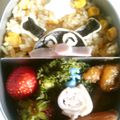 kazupato's cooksnap of when they made ＊キャラ弁＊　ペタっとバイキンマン★.