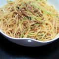 木村みつとし's cooksnap of when they made なめ茸と納豆のとろりんパスタ.