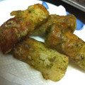 mii9171's cooksnap of when they made ✿ちくわの磯辺揚げ✿.