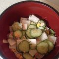 sofami's cooksnap of when they made 美味しい！大根とキュウリのサラダ♪.
