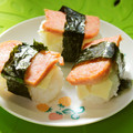 yukanosuke's cooksnap of when they made チーズ入りスパムおにぎり☆.