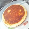 うみめそ's cooksnap of when they made 表面カリッ♪中はモチモチ★ヨーグルトのパンケーキ.