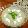 arinko0506's cooksnap of when they made 夏に！絹さやの冷たいポタージュスープ.