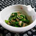 おりーぶのお店's cooksnap of when they made チンしてまぜるだけ！ニラとシーチキン和え.