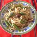 ラテンピエタ's cooksnap of when they made アスパラとほうれん草の和風パスタ.