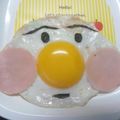 ＊カンカン＊'s cooksnap of when they made 可愛い目玉焼き☆アンパンマン.