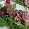 takapoda's cooksnap of when they made ヤリイカの葱塩ダレ.