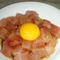 ◆かめ◆'s cooksnap of when they made *王道まぐろユッケ*.