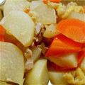 忍者いがぐりお's cooksnap of when they made 残った大根を使い切る！鶏大根の甘辛煮.