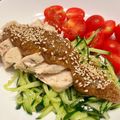 ＊TKC＊'s cooksnap of when they made 自家製タレで簡単！棒棒鶏(バンバンジー).