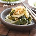 patisier's cooksnap of when they made ヘルシー♪わかめとたまねぎのサラダ.