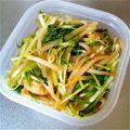 こしっちゃん's cooksnap of when they made 水菜と焼き薄揚げのお浸し.