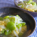 ますみんち's cooksnap of when they made 春の香り☆そら豆の卵とじ.