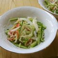 しのばぁたん's cooksnap of when they made ヘルシー！新たまねぎときゅうりのサラダ.