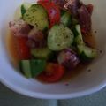 ととちゃ's cooksnap of when they made トマトとたことキュウリで☆彡簡単マリネ.