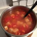 すぅかぁちゃん's cooksnap of when they made ♪トマトと豆腐のスープ.