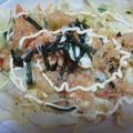 ふっつーの主婦♬'s cooksnap of when they made 温玉☆サラダうどん.