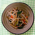 ととろ＆めい's cooksnap of when they made もやしとほうれん草のナムル♪.