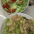 みかいちっ's cooksnap of when they made 空豆と鶏の炒め物.