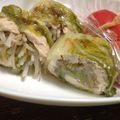 福丸みのる's cooksnap of when they made 鶏むね肉の白菜ロール☆豆乳ソースがけ～.