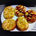 カメムロ's cooksnap of when they made HBでコーンマヨネーズ＆ソーセージパン.