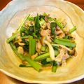 美味しい嬉しい's cooksnap of when they made 小松菜のオイスターソース炒め.