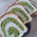 punijuwa's cooksnap of when they made 抹茶うずまき食パン.