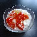 こくぼっち's cooksnap of when they made フルーツトマトみたい！？トマトヨーグルト.