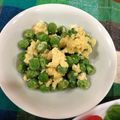 ちぃたぃ's cooksnap of when they made グリンピースの卵とじ.