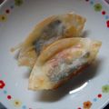 すいちゅうか's cooksnap of when they made №１０　海苔巻きチーズ入り餃子.
