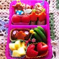 さくらごはん。's cooksnap of when they made お弁当に♪人参ときゅうりの花❀.