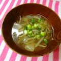 るらちゃん's cooksnap of when they made もやしの味噌汁.