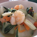 華舞蘭's cooksnap of when they made 青梗菜とシーフードmixのにんにく炒め.