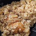 ❦ちぃ❦'s cooksnap of when they made 鶏そぼろと生姜の炊き込みごはん.