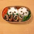 ほしこ1122's cooksnap of when they made キャラ弁カンタンおにぎり5…パンダ.