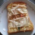かぴこかぴ's cooksnap of when they made んま♪きんぴらチーズトースト♪.