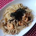 バウンド's cooksnap of when they made エビのわさびパスタ.