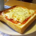 ポコバナナ's cooksnap of when they made パスタソースで♪　トマトナッツトースト.