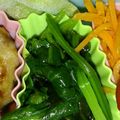 kitty81's cooksnap of when they made お弁当に！ほうれん草おひたし＋焼海苔.