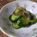 ピンクのたまご's cooksnap of when they made きゅうりみょうが♡♥簡単漬け物.